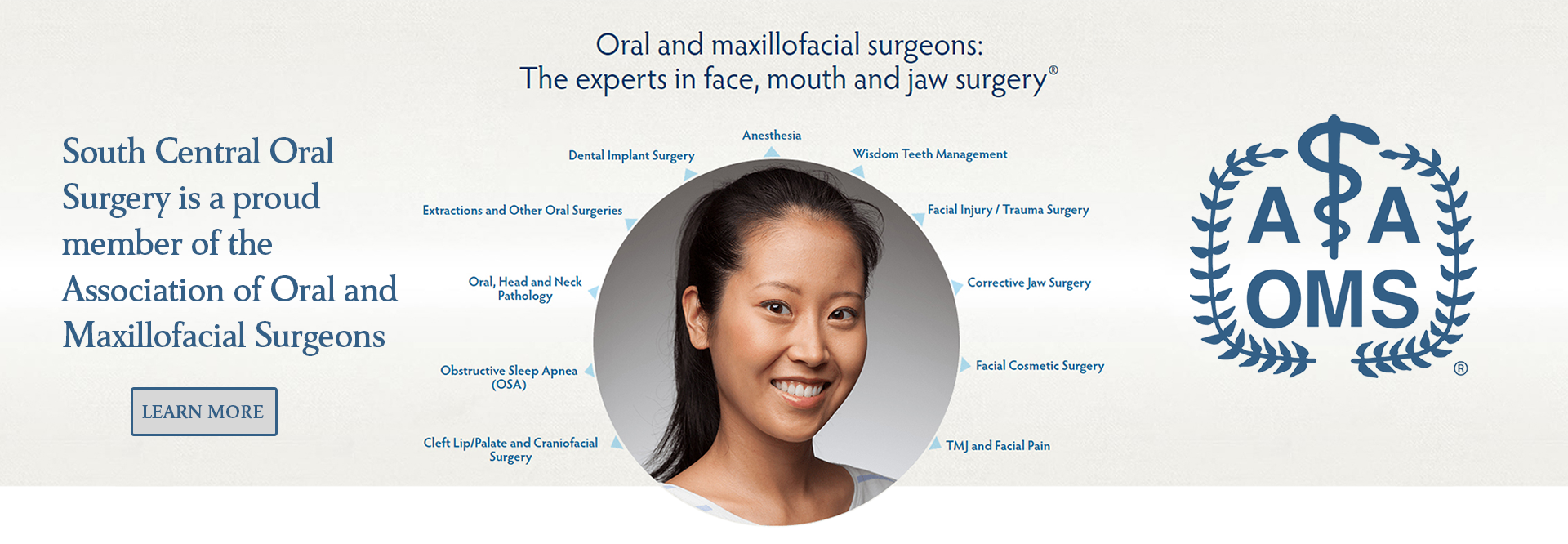 South Central Oral Surgery is a proud member of the Assocation of Oral Surgeons.